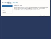 Tablet Screenshot of hamptonhampton.com